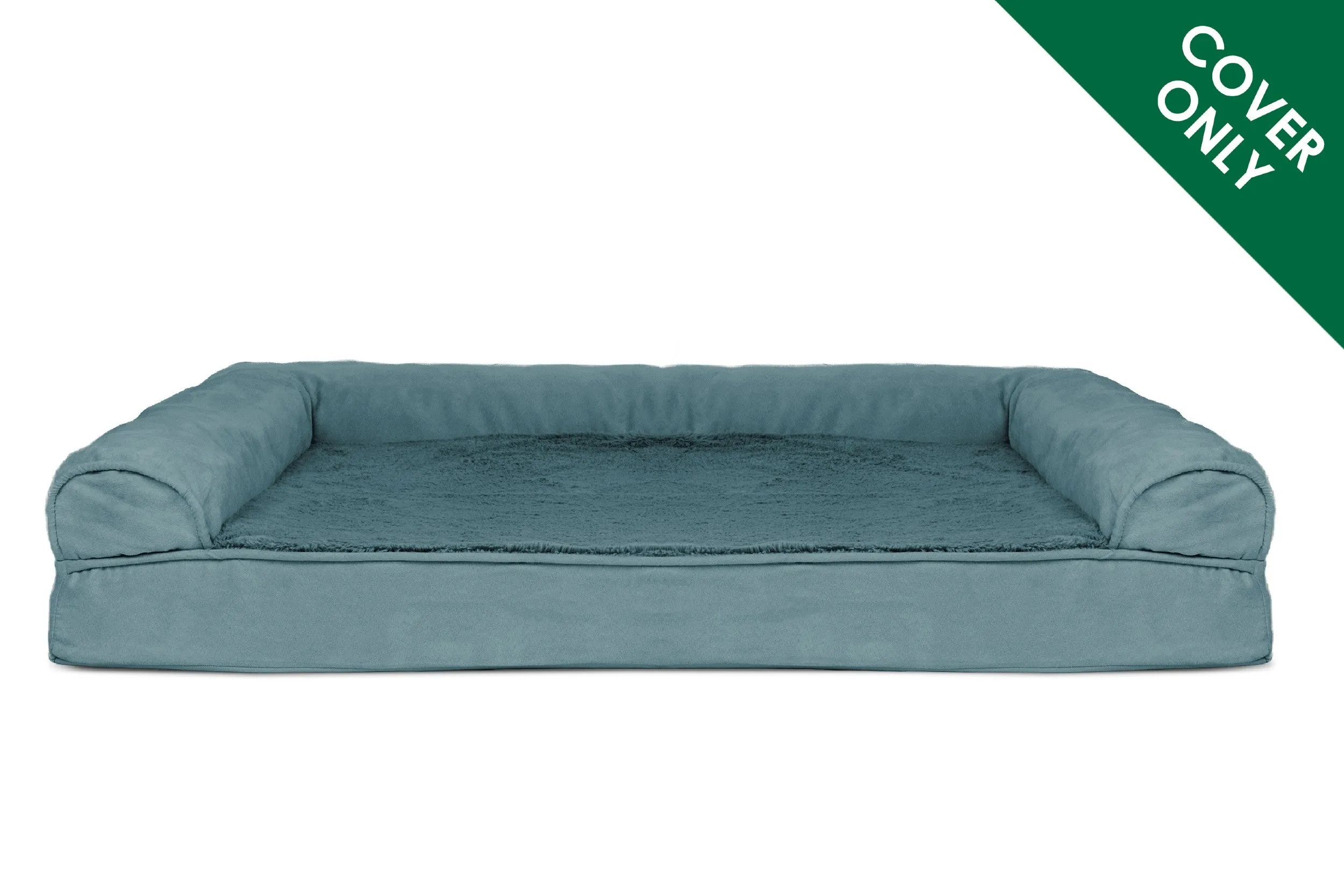 Sofa Dog Bed - Plush & Suede - Cover