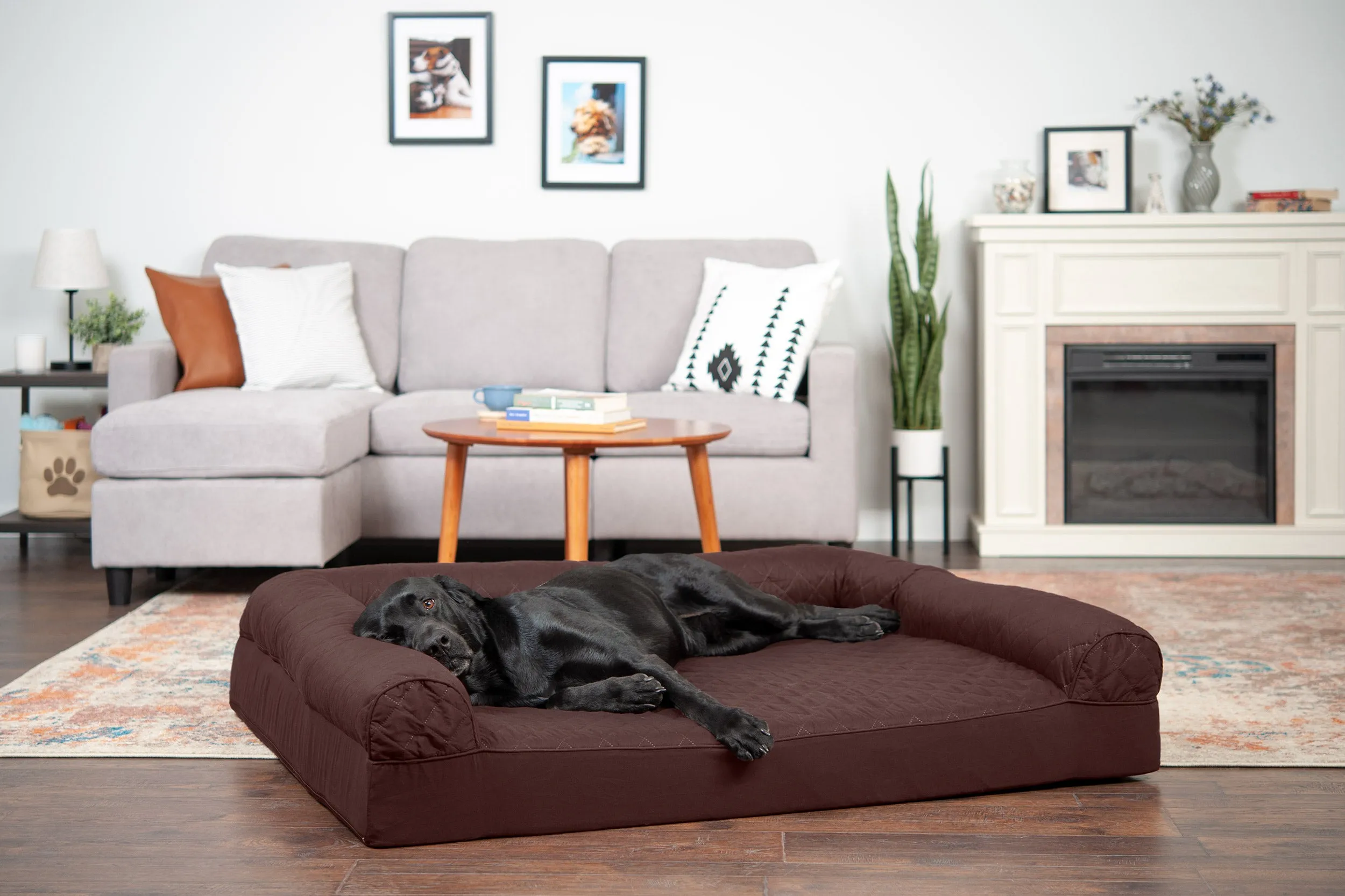 Sofa Dog Bed - Quilted