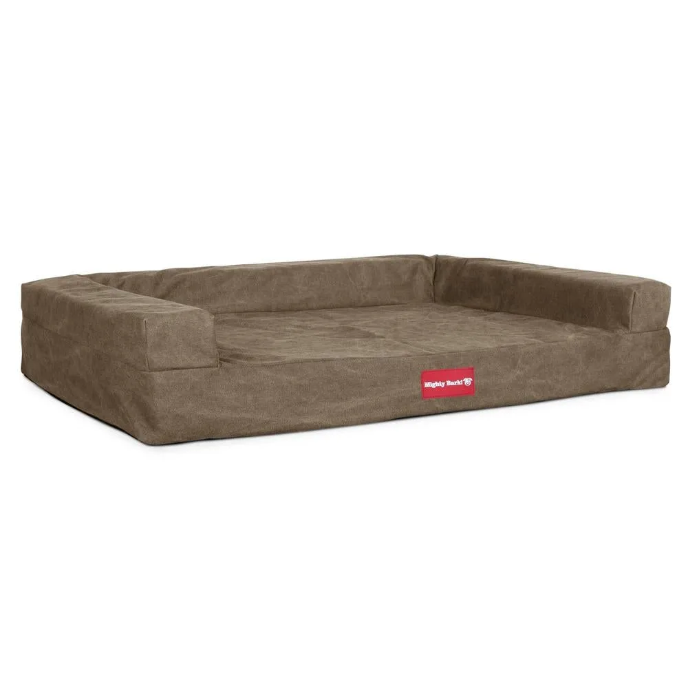 The Bench Orthopedic Memory Foam Dog Bed - Canvas Earth