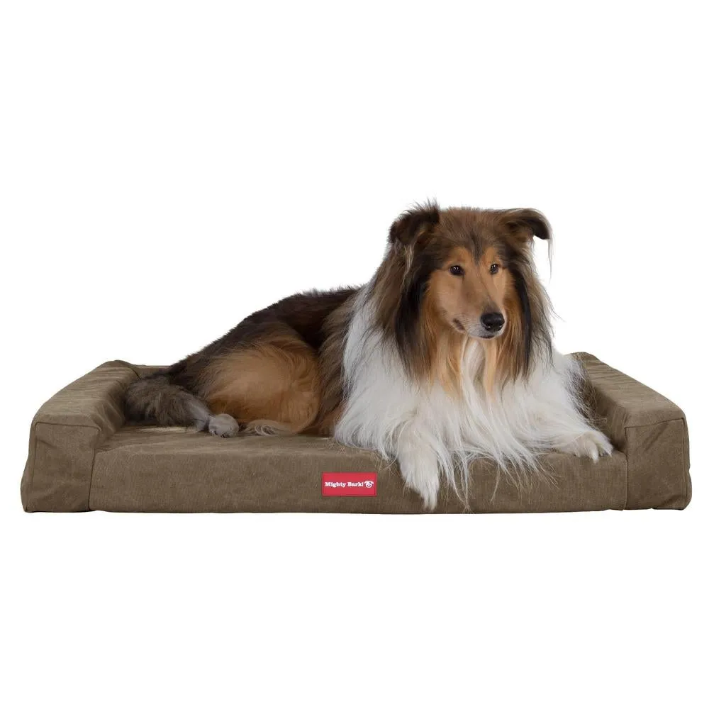 The Bench Orthopedic Memory Foam Dog Bed - Canvas Earth