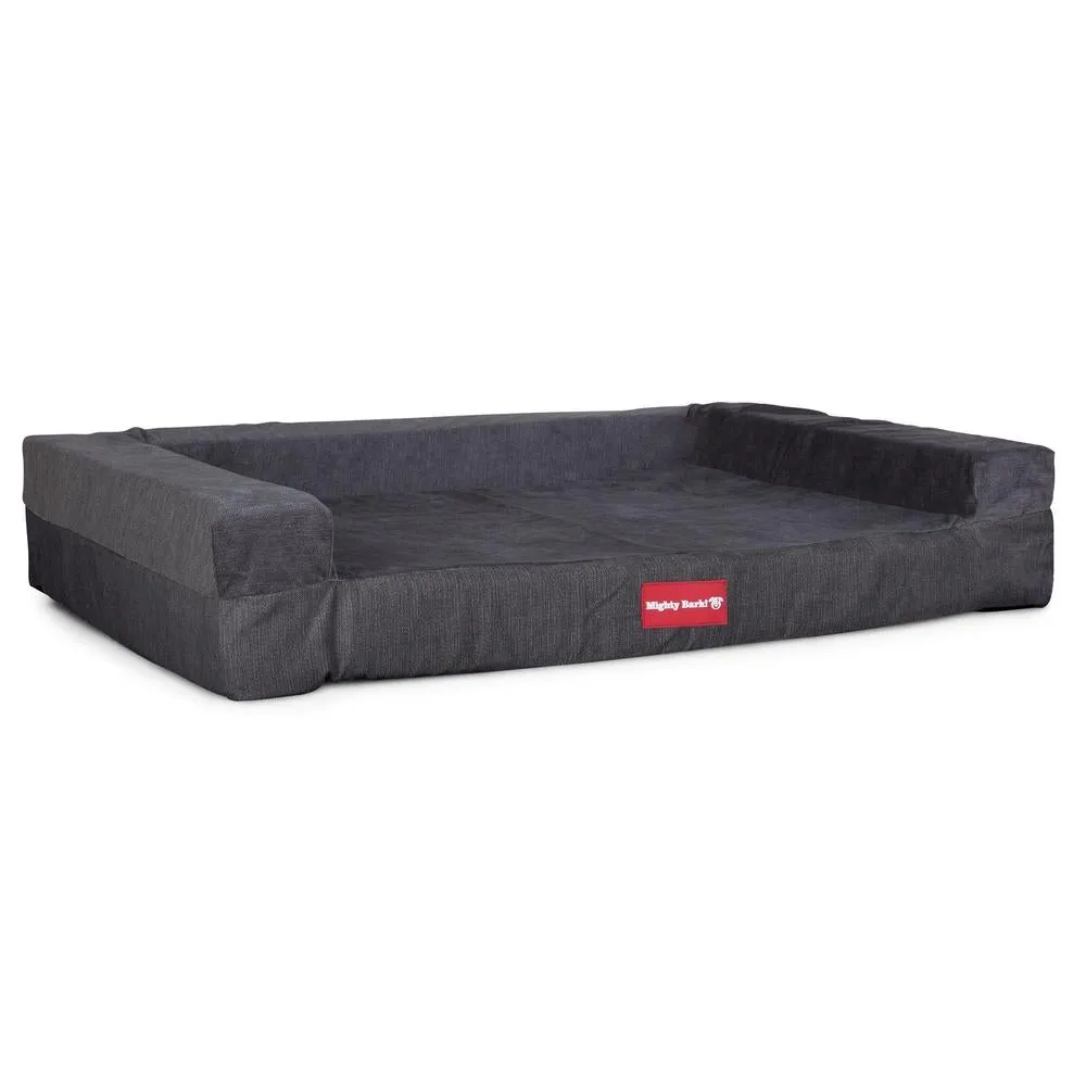 The Bench Orthopedic Memory Foam Dog Bed - Signature Graphite Grey