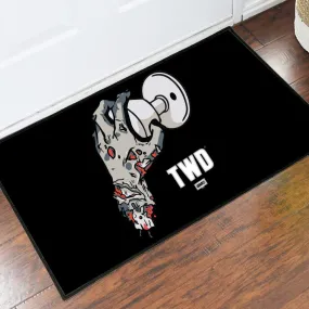 The Walking Dead Doorknob Door Mat