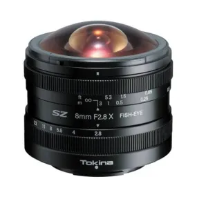 Tokina SZ 8mm F2.8 X Fish-Eye Wide Prime Lens for Fujifilm X Series