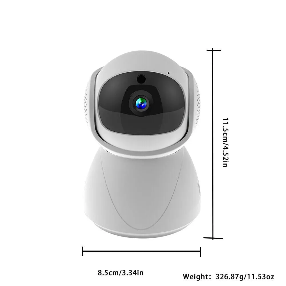 US 1-2 Pc 360° 1080P IP Camera 5G / 2.4G Wi-Fi Smart Indoor IR Night Vision SD